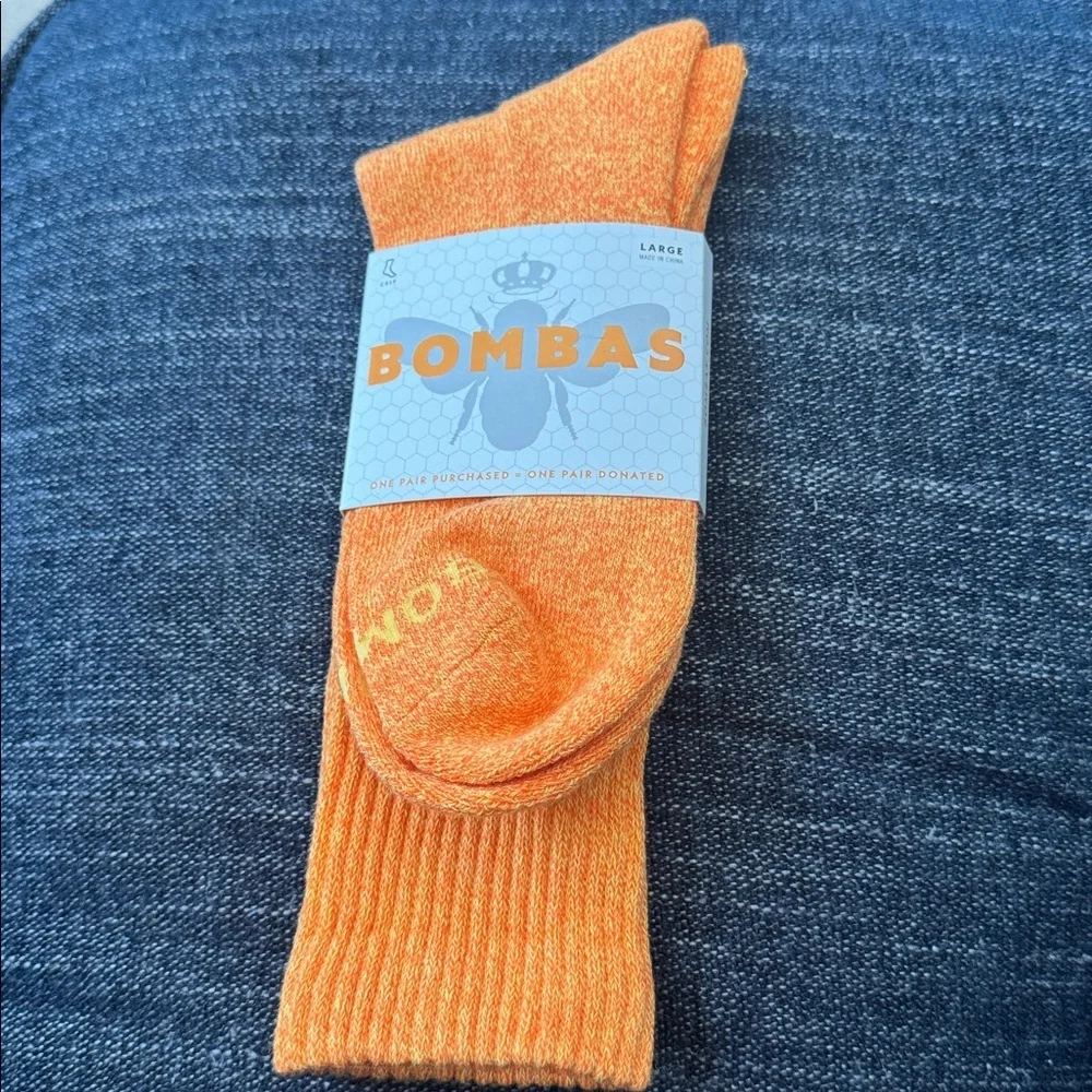 Bombas Women's Sock, 1 pair in Vibrant Orange